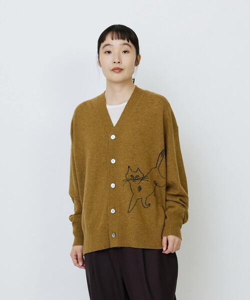 セール】インターシャニットカーディガン（カーディガン/ボレロ