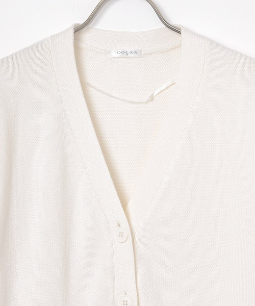 Honeys(ハニーズ)の「スクールVカーディガン(カーディガン/ボレロ・レディース・ネイビー/ベージュ/アイボリー/ブラック/杢グレー・L/M/LL/S)」の17枚目の写真