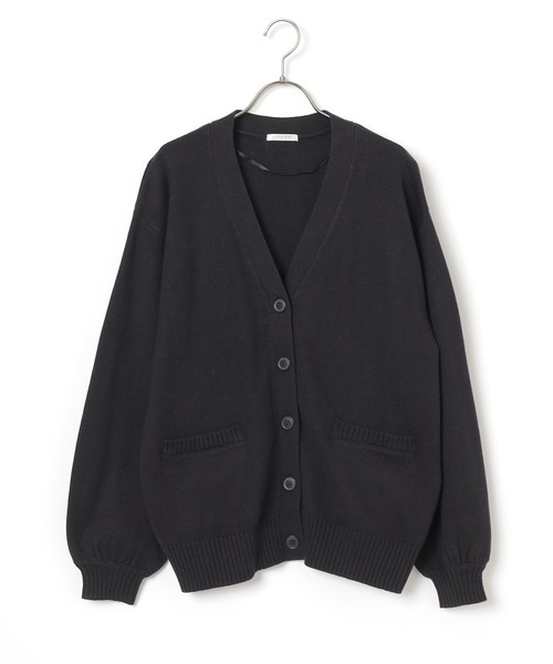 Honeys(ハニーズ)の「スクールVカーディガン(カーディガン/ボレロ・レディース・ネイビー/ベージュ/アイボリー/ブラック/杢グレー・L/M/LL/S)」の18枚目の写真