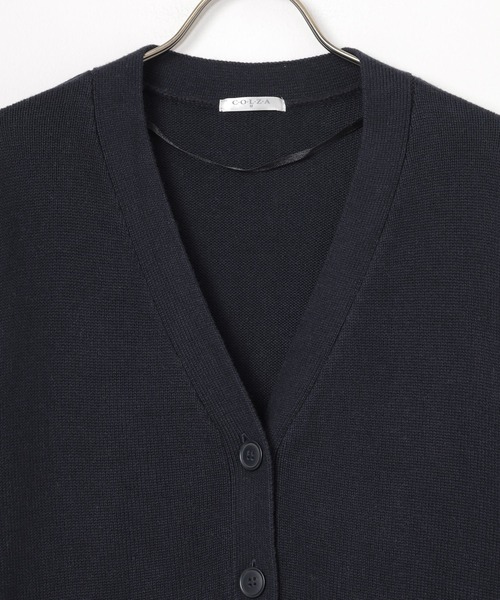 Honeys(ハニーズ)の「スクールVカーディガン(カーディガン/ボレロ・レディース・ネイビー/ベージュ/アイボリー/ブラック/杢グレー・L/M/LL/S)」の21枚目の写真