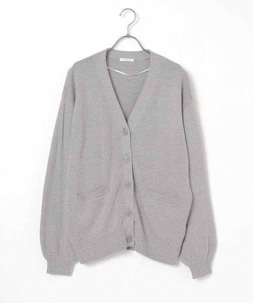 Honeys(ハニーズ)の「スクールVカーディガン(カーディガン/ボレロ・レディース・ネイビー/ベージュ/アイボリー/ブラック/杢グレー・L/M/LL/S)」の22枚目の写真