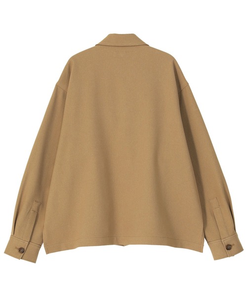 ZUCCa（ズッカ）の「ウーリーストレッチツイル / ジャケット / S（テーラードジャケット・レディース・ライトブラウン/ネイビー/ブラック・M size）」の4枚目の写真