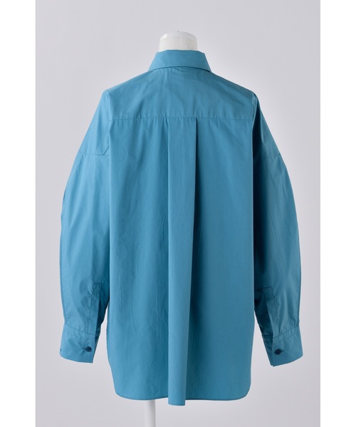 ENFOLD（エンフォルド）の「タイプライターBIO 立体スリーブシャツ（シャツ/ブラウス・レディース・ブルー系その他・38）」の3枚目の写真