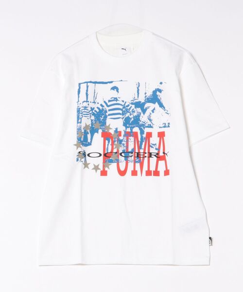 PUMA(プーマ)の「PUMA プーマ M THE NEVERWORN VI TEE ショートスリーブ 632511 02WH(Tシャツ/カットソー・メンズ・ホワイト・SMALL/MEDIUM/LARGE/X-LARGE)」の1枚目の写真