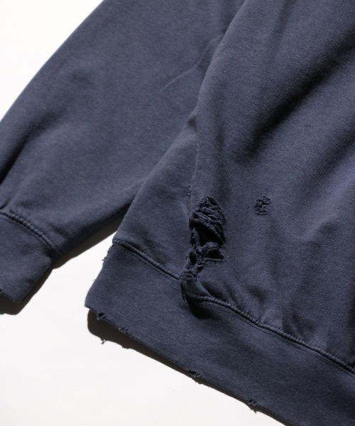 THRIFTY LOOK(スリフティールック)の「THRIFTY LOOK / スリフティールック WORN-OUT BAND HOODIE 'RED HOT CHILI PEPPERS'(パーカー・メンズ・ブラック/ネイビー・X-LARGE/MEDIUM)」の3枚目の写真