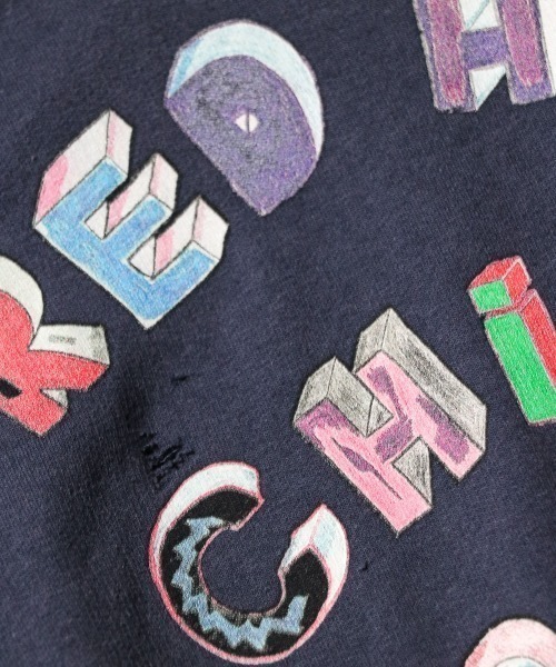THRIFTY LOOK(スリフティールック)の「THRIFTY LOOK / スリフティールック WORN-OUT BAND HOODIE 'RED HOT CHILI PEPPERS'(パーカー・メンズ・ブラック/ネイビー・X-LARGE/MEDIUM)」の10枚目の写真