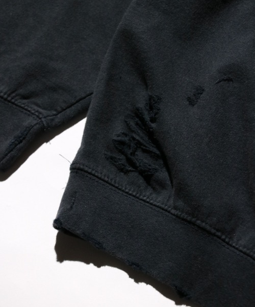 THRIFTY LOOK(スリフティールック)の「THRIFTY LOOK / スリフティールック WORN-OUT BAND HOODIE 'RED HOT CHILI PEPPERS'(パーカー・メンズ・ブラック/ネイビー・X-LARGE/MEDIUM)」の13枚目の写真