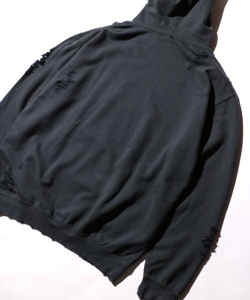 THRIFTY LOOK(スリフティールック)の「THRIFTY LOOK / スリフティールック WORN-OUT BAND HOODIE 'RED HOT CHILI PEPPERS'(パーカー・メンズ・ブラック/ネイビー・X-LARGE/MEDIUM)」の15枚目の写真