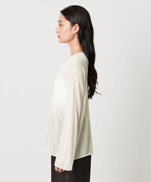 セール】＜MARW UNITED ARROWS＞シアー ロングスリーブ ニット（ニット