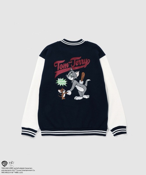 Tom&Jerry(トムアンドジェリー)の「【TOM&JERRY/トムアンドジェリー 】バック刺繍スタジャン(スタジャン・メンズ・ブラック/ネイビー・M/L/XL)」の11枚目の写真