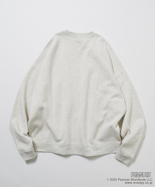 FREAK'S STORE(フリークスストア)の「限定展開 PEANUTS/ピーナッツ 別注 フロントプリント クルーネックスウェット/チャーリー・ブラウン(スウェット・メンズ・アッシュグレー/ネイビー/ピンク/スミクロ・MEDIUM/LARGE/SMALL)」の8枚目の写真