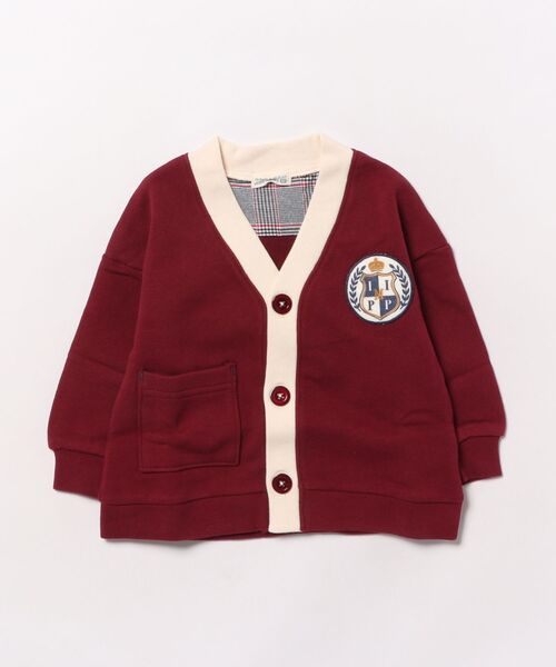 RAGMART（ラグマート）の「レタードカーディガン（カーディガン/ボレロ・キッズ・ネイビー/レッド/アイボリー・90cm/95cm/80ｃｍ）」の3枚目の写真