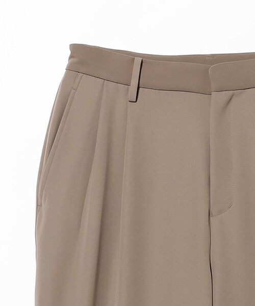 International Gallery BEAMS(インターナショナルギャラリービームス)の「QUATTROCCHI / ダブルクロスサテン ワイド パンツ(その他パンツ・メンズ・ブラウン系その他4/ブラック・LARGE/MEDIUM/SMALL)」の7枚目の写真