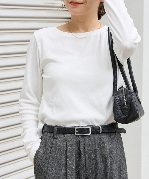 JOURNAL STANDARD（ジャーナルスタンダード）の「《追加》ベアテレココンパクトプルオーバー（Tシャツ/カットソー・レディース・ブラック/アイボリー/ホワイト/ブラウン・FREE）」の2枚目の写真