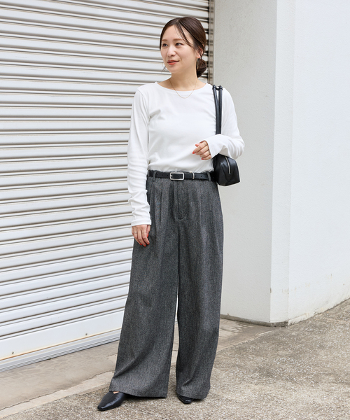 JOURNAL STANDARD（ジャーナルスタンダード）の「《追加》ベアテレココンパクトプルオーバー（Tシャツ/カットソー・レディース・ブラック/アイボリー/ホワイト/ブラウン・FREE）」の10枚目の写真