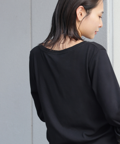 JOURNAL STANDARD（ジャーナルスタンダード）の「《追加》ベアテレココンパクトプルオーバー（Tシャツ/カットソー・レディース・ブラック/アイボリー/ホワイト/ブラウン・FREE）」の18枚目の写真