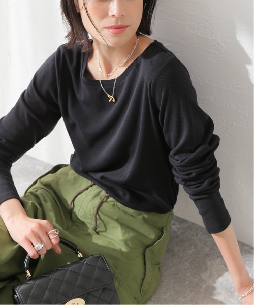 JOURNAL STANDARD（ジャーナルスタンダード）の「《追加》ベアテレココンパクトプルオーバー（Tシャツ/カットソー・レディース・ブラック/アイボリー/ホワイト/ブラウン・FREE）」の21枚目の写真