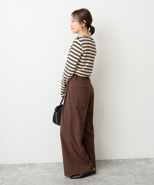 JOURNAL STANDARD（ジャーナルスタンダード）の「《追加》ベアテレココンパクトプルオーバー（Tシャツ/カットソー・レディース・ブラック/アイボリー/ホワイト/ブラウン・FREE）」の5枚目の写真