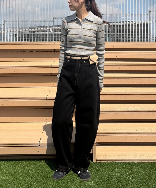 ISOOK（アイスー）の「【ISOOK / アイスー】2wayスエードミニポーチベルト / ベルトバッグ ウエストポーチ 細ベルト ミニバッグ 合皮 合成皮革 ベージュ ブラック 茶 黒 ZOZOTOWN限定（ベルト・レディース・ブラック/ベージュ・FREE）」の21枚目の写真