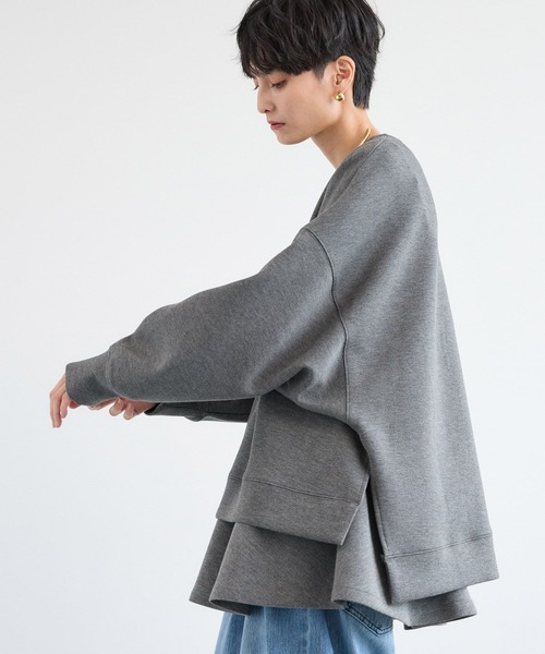 BARNYARDSTORM（バンヤードストーム）の「BARNYARDSTORM / ダンボールプルオーバー / マシンウォッシャブル【WEB限定】（スウェット・レディース・チャコールグレー/アイボリー・FREE）」の21枚目の写真