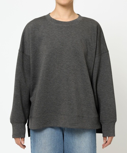 BARNYARDSTORM（バンヤードストーム）の「BARNYARDSTORM / ダンボールプルオーバー / マシンウォッシャブル【WEB限定】（スウェット・レディース・チャコールグレー/アイボリー・FREE）」の9枚目の写真