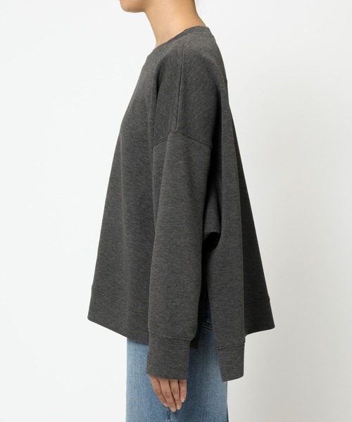 BARNYARDSTORM（バンヤードストーム）の「BARNYARDSTORM / ダンボールプルオーバー / マシンウォッシャブル【WEB限定】（スウェット・レディース・チャコールグレー/アイボリー・FREE）」の10枚目の写真