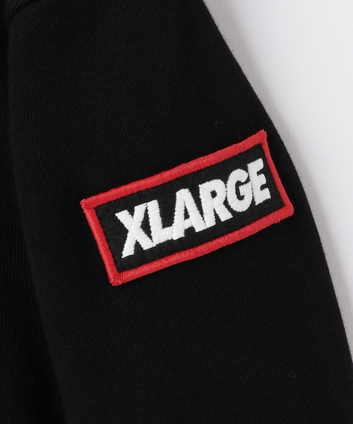 XLARGE KIDS（エクストララージキッズ）の「カレッジワッペンプリントトレーナー（スウェット・キッズ・ブラック/トップグレー・130cm/120cm/140cm/100cm/90cm/110cm）」の5枚目の写真