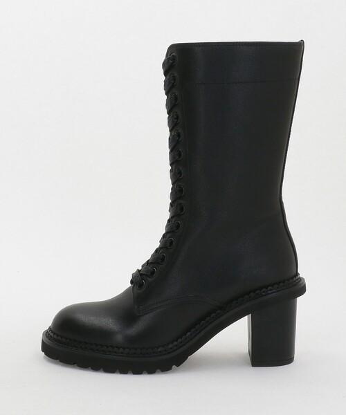 セール】レースアップヒール ショートブーツ80↑（ブーツ）｜ODETTE E