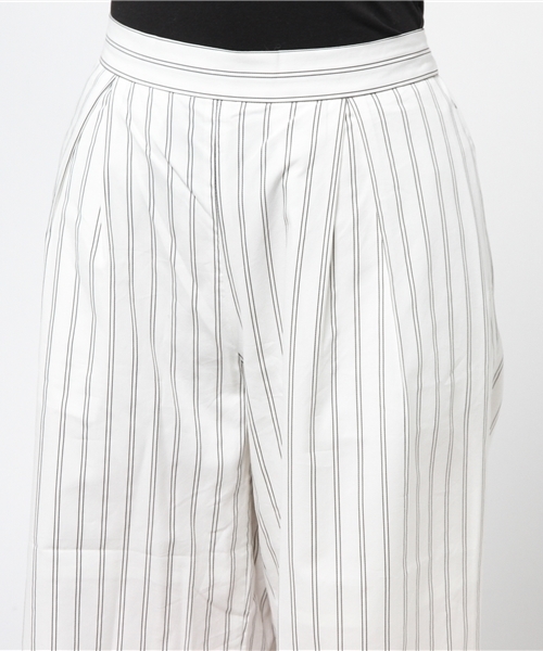 OUTLET（アウトレット）の「【Discoat】CNワイドクロップドPT（その他パンツ・レディース・ストライプ・LARGE）」の5枚目の写真