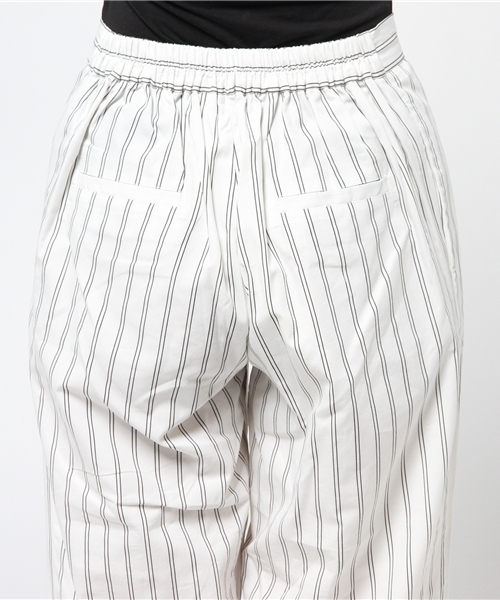 OUTLET（アウトレット）の「【Discoat】CNワイドクロップドPT（その他パンツ・レディース・ストライプ・LARGE）」の6枚目の写真