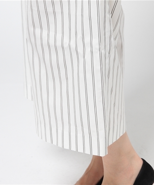 OUTLET（アウトレット）の「【Discoat】CNワイドクロップドPT（その他パンツ・レディース・ストライプ・LARGE）」の8枚目の写真