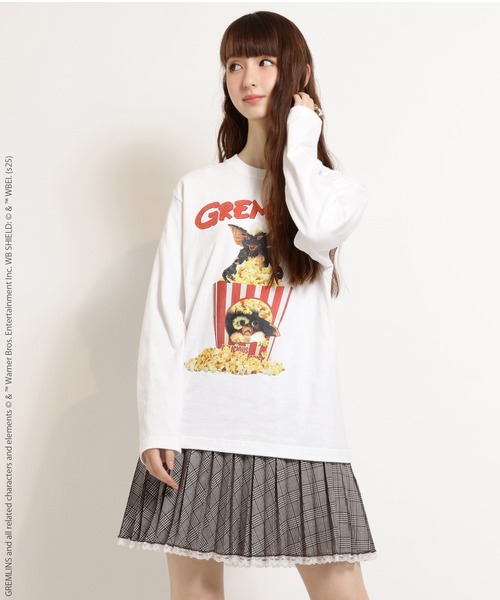 GREMLINS POPCORN L.S. Tシャツ（Tシャツ/カットソー）｜MILKBOY