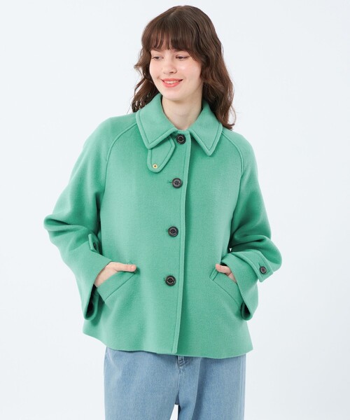 WELBURY SHORT（ウェルベリーショート）】ウールメルトン（ステン