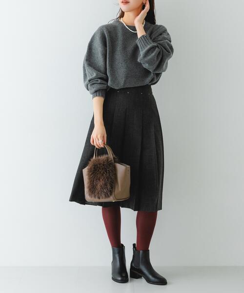 RODE SKO（ロデスコ）の「フラッフィーフラップハンドバッグ（ハンドバッグ・レディース・ベージュ/ブラウン系その他・ONE）」の9枚目の写真