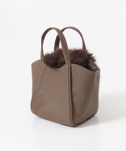 RODE SKO(ロデスコ)の「フラッフィーフラップハンドバッグ(ハンドバッグ・レディース・ベージュ/ブラウン系その他・ONE)」の21枚目の写真