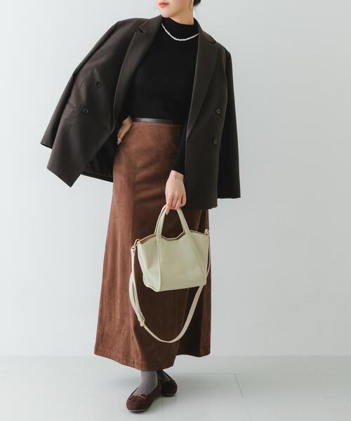 RODE SKO(ロデスコ)の「フラッフィーフラップハンドバッグ(ハンドバッグ・レディース・ベージュ/ブラウン系その他・ONE)」の11枚目の写真