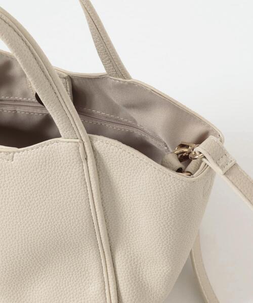 RODE SKO(ロデスコ)の「フラッフィーフラップハンドバッグ(ハンドバッグ・レディース・ベージュ/ブラウン系その他・ONE)」の3枚目の写真