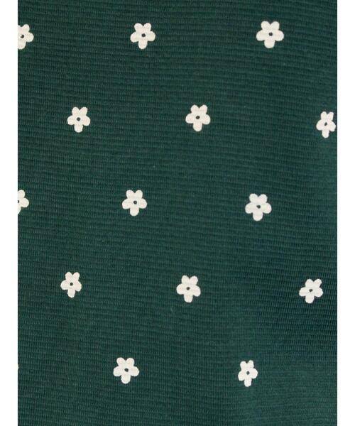 Samansa Mos2（サマンサ モスモス）の「リップル柄アソート袖シャーリングカットソー（Tシャツ/カットソー・レディース・グリーン/ベージュ/キナリ/ブラック・F）」の8枚目の写真