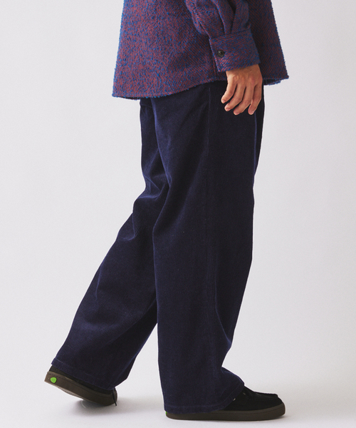 JOURNAL STANDARD relume(ジャーナルスタンダード レリューム)の「コーデュロイ 2タック スラックス(スラックス・メンズ・タン/ブラックミックス/ネイビー・SMALL/MEDIUM/LARGE)」の5枚目の写真