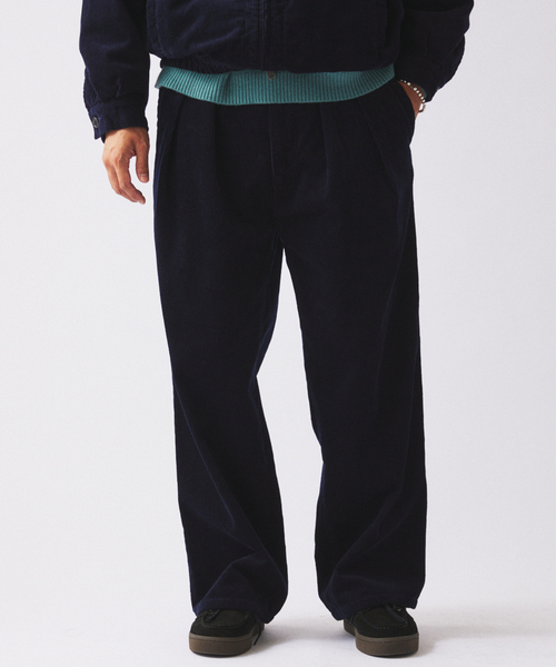 JOURNAL STANDARD relume(ジャーナルスタンダード レリューム)の「コーデュロイ 2タック スラックス(スラックス・メンズ・タン/ブラックミックス/ネイビー・SMALL/MEDIUM/LARGE)」の8枚目の写真