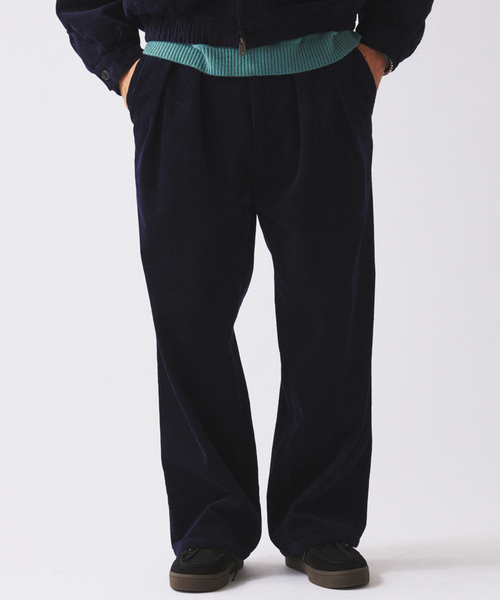 JOURNAL STANDARD relume(ジャーナルスタンダード レリューム)の「コーデュロイ 2タック スラックス(スラックス・メンズ・タン/ブラックミックス/ネイビー・SMALL/MEDIUM/LARGE)」の9枚目の写真