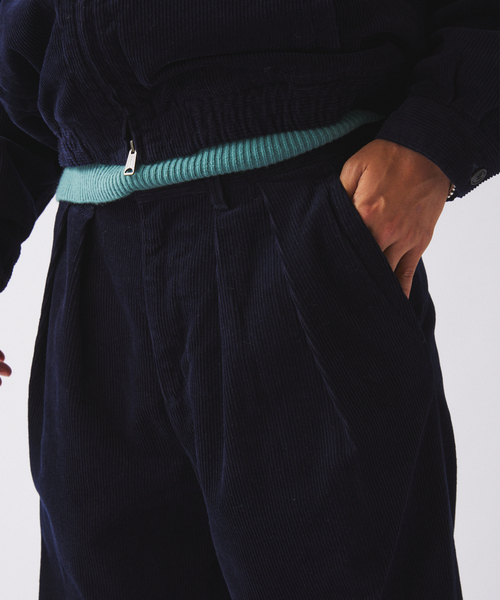 JOURNAL STANDARD relume(ジャーナルスタンダード レリューム)の「コーデュロイ 2タック スラックス(スラックス・メンズ・タン/ブラックミックス/ネイビー・SMALL/MEDIUM/LARGE)」の13枚目の写真