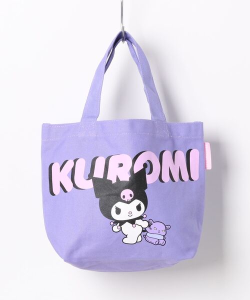 sanrio(サンリオ)の「【 sanrio 】 サンリオキャラクターズ カラーマチ付きバッグ 25F9(エコバッグ/サブバッグ・レディース・ライトパープル/レッド/ピンク/ライトブルー・FREE)」の2枚目の写真