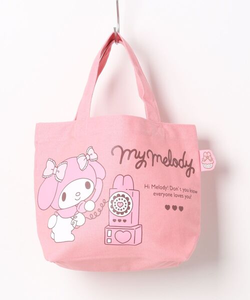 sanrio(サンリオ)の「【 sanrio 】 サンリオキャラクターズ カラーマチ付きバッグ 25F9(エコバッグ/サブバッグ・レディース・ライトパープル/レッド/ピンク/ライトブルー・FREE)」の3枚目の写真