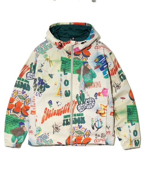 go slow caravan(ゴースローキャラバン)の「T-800 総柄プリントパーカーJKT(ブルゾン・メンズ・ブラック系その他/その他1・LARGE/X-LARGE/MEDIUM/SMALL)」の11枚目の写真