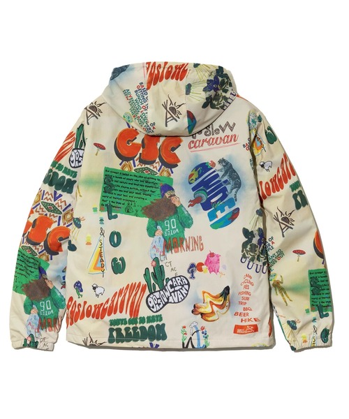 go slow caravan(ゴースローキャラバン)の「T-800 総柄プリントパーカーJKT(ブルゾン・メンズ・ブラック系その他/その他1・LARGE/X-LARGE/MEDIUM/SMALL)」の5枚目の写真