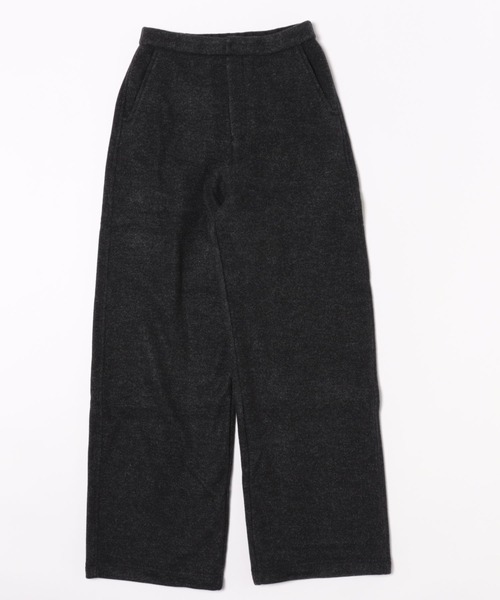 LAULEN（ローレン）の「wool like high waist pants /ウールライクハイウエストパンツ（その他パンツ・レディース・ブラック/アイボリー・S/M）」の2枚目の写真