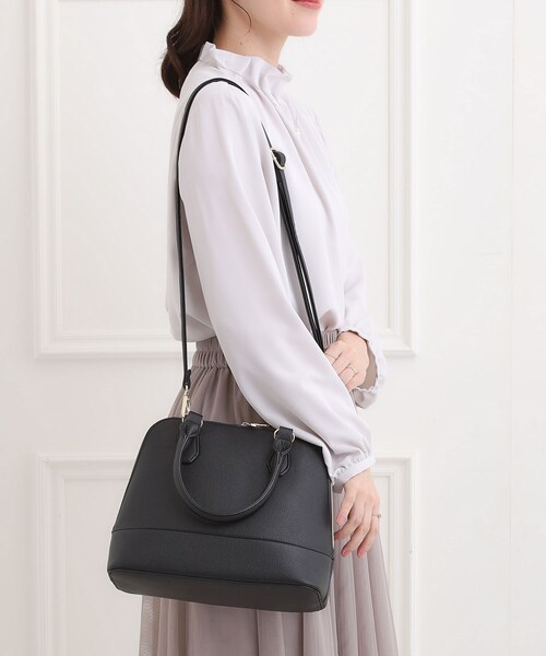 SHOO・LA・RUE（シューラルー）の「【セレモニー】ブガッティトートバッグ（トートバッグ・レディース・グレー/ブラック・00）」の2枚目の写真