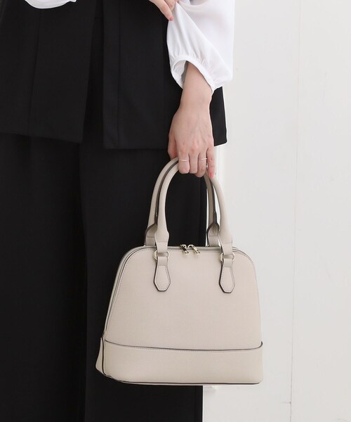 SHOO・LA・RUE（シューラルー）の「【セレモニー】ブガッティトートバッグ（トートバッグ・レディース・グレー/ブラック・00）」の3枚目の写真