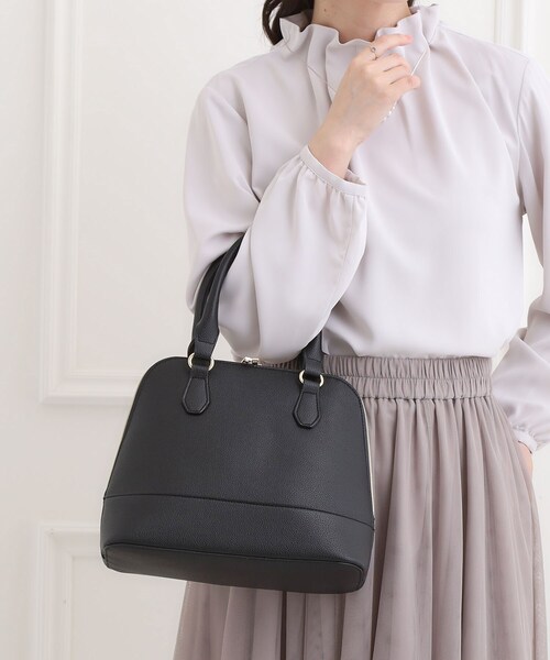 SHOO・LA・RUE（シューラルー）の「【セレモニー】ブガッティトートバッグ（トートバッグ・レディース・グレー/ブラック・00）」の5枚目の写真